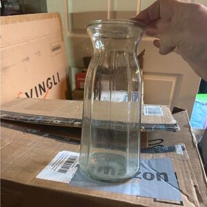 Clear Glass Vase